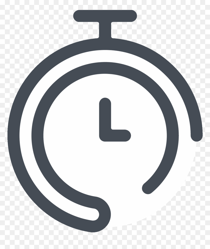 Transparent Stopwatch Png - Circle, Png Download - stopwatch icon png