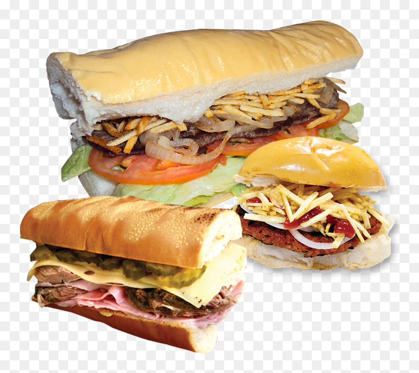 Hamburger , Png Download - Fast Food, Transparent Png - sandwiches png