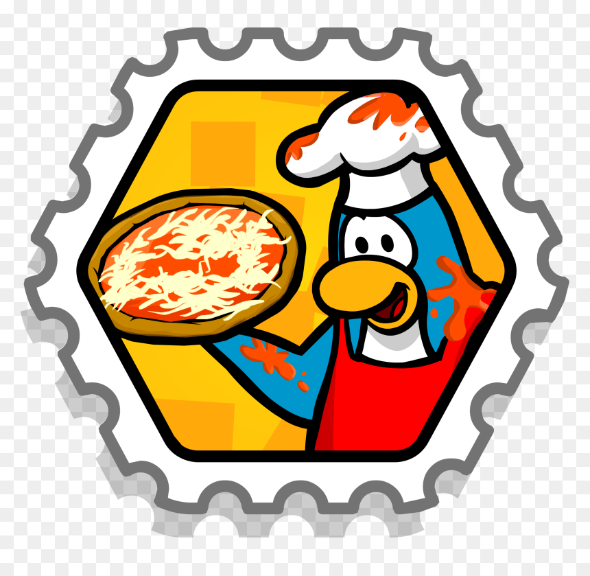 Club Penguin Rewritten Wiki - Giant Squid Spotter Stamp, HD Png Download - chef's hat png