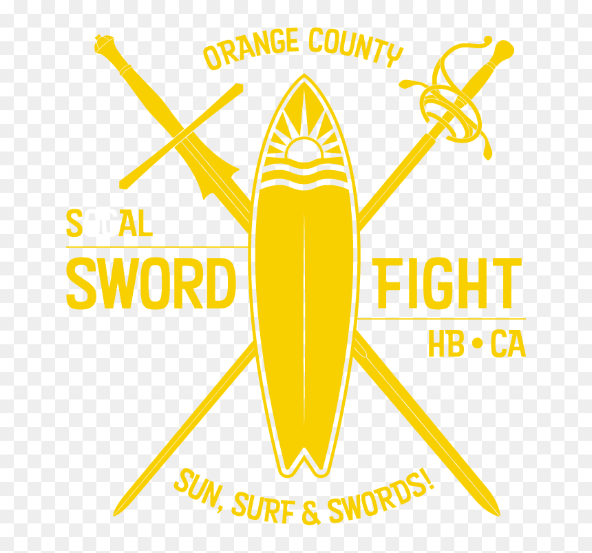 Socal Sword Fight Yellow - Sweet Earth Awesome Burger Logo, HD Png Download - rapier png
