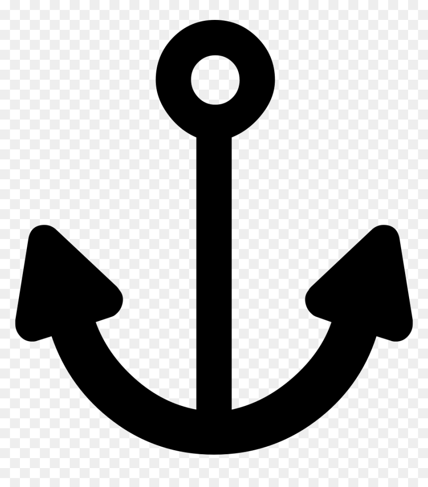 Anchor Silhouette - Transparent Anchor Icon Png, Png Download - anchor silhouette png