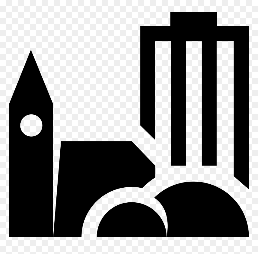 File Noun Project Svg - City Black Icon Png, Transparent Png - project icon png