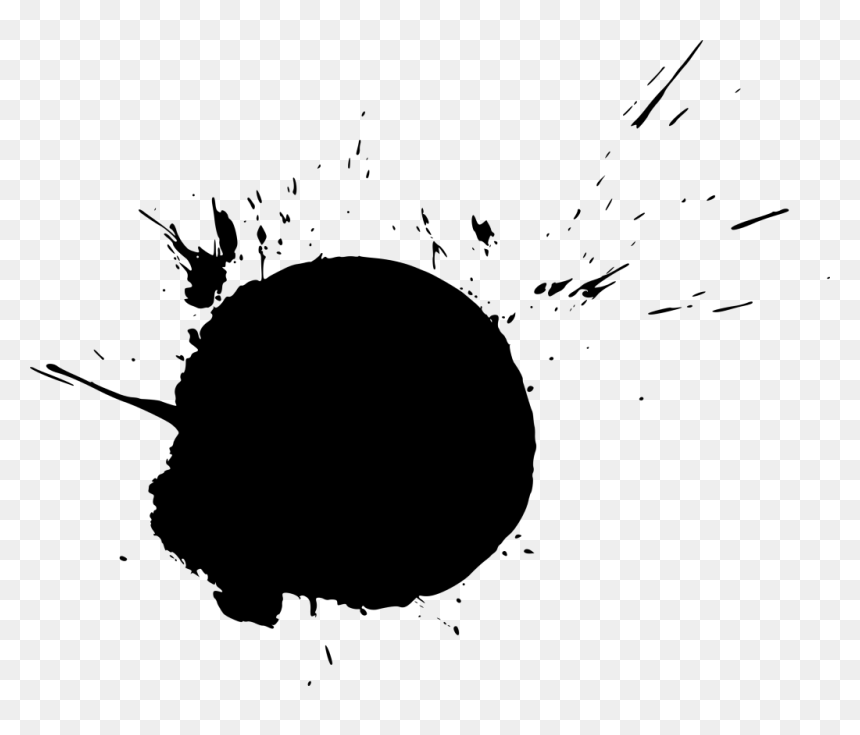 Vector Splashes Circle - Deer Cave, HD Png Download - grunge splatter png