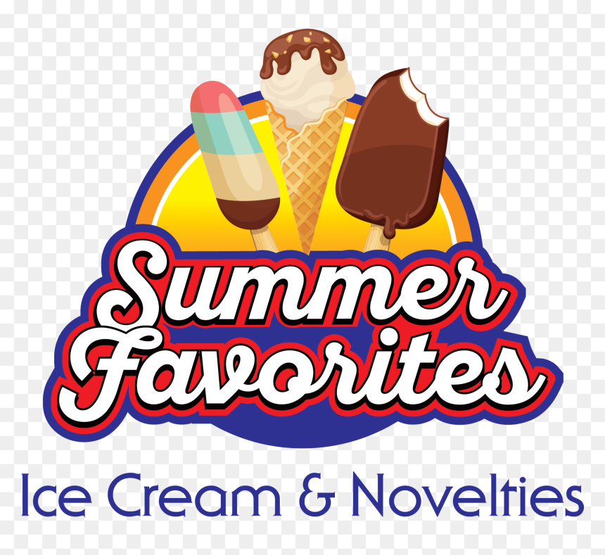 Summer Favorites Ice Cream And Novelties Logo - Ice Cream Novelties, HD Png Download - promotion png