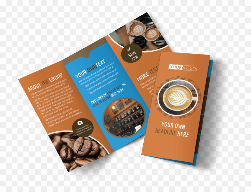 Hot Coffee Shop Brochure Template Preview - Flyer, HD Png Download - coffee shop png
