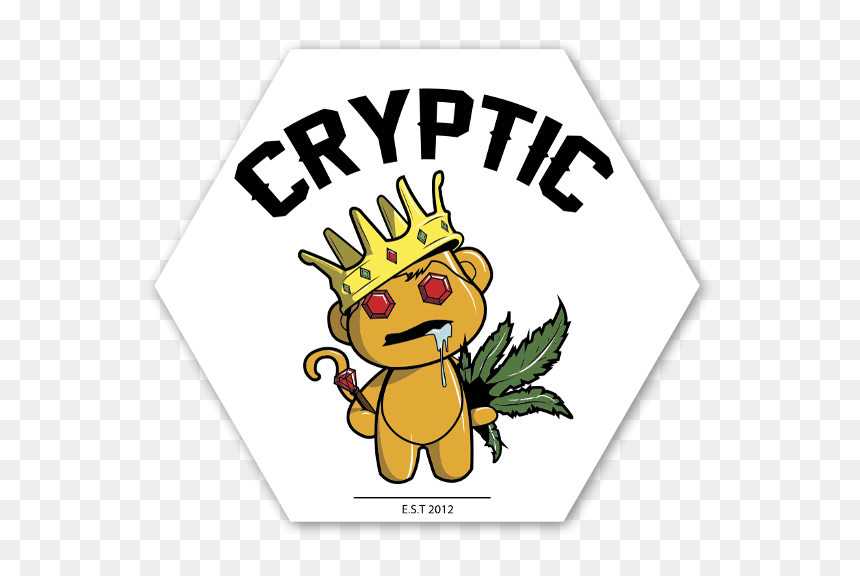 Cryptic Mindz Golden Stoner Sticker - Cartoon, HD Png Download - stoner png