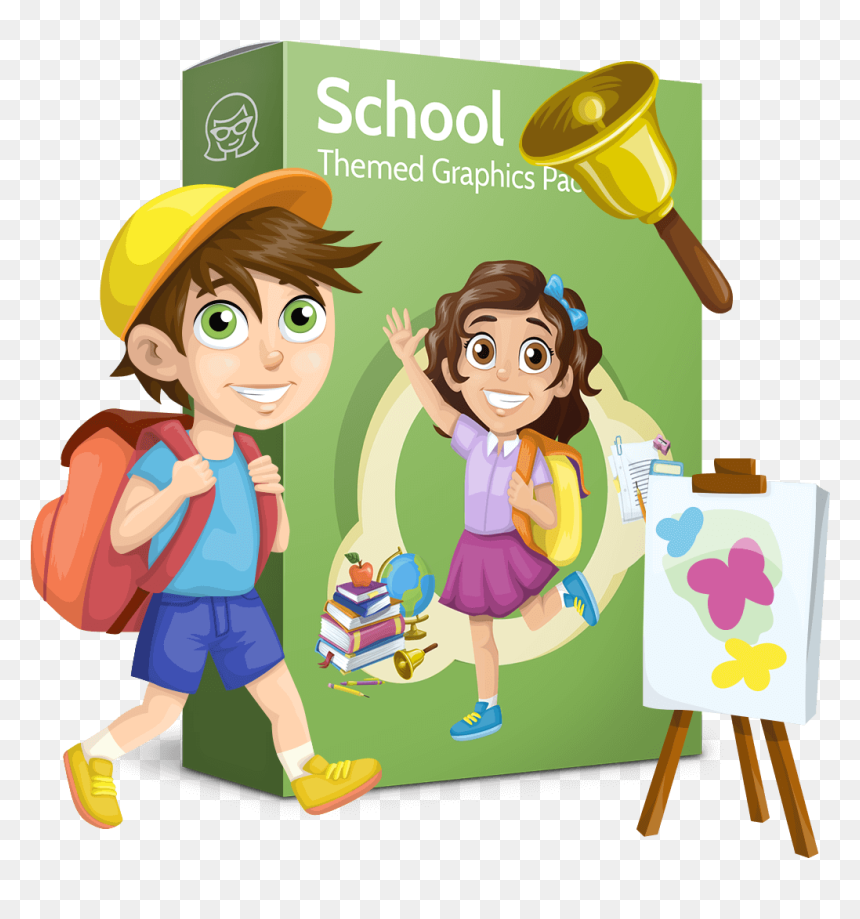 Clip Art, HD Png Download - school vector png
