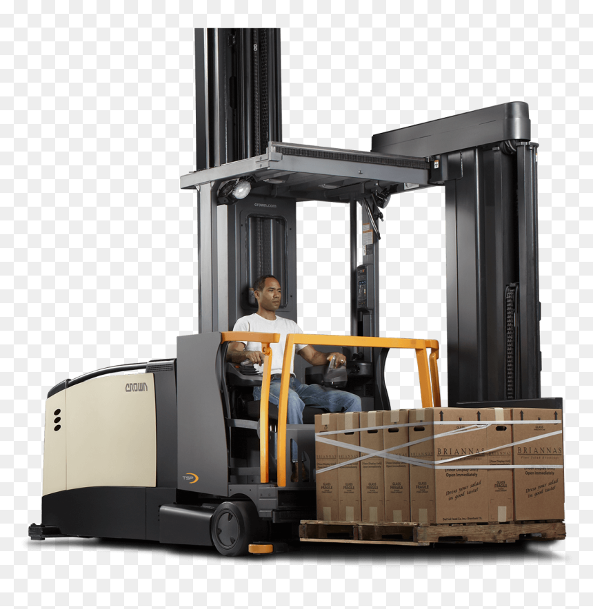 Crown Tsp Series Very Narrow-aisle Turret Truck - Crown Turret Truck, HD Png Download - turret png