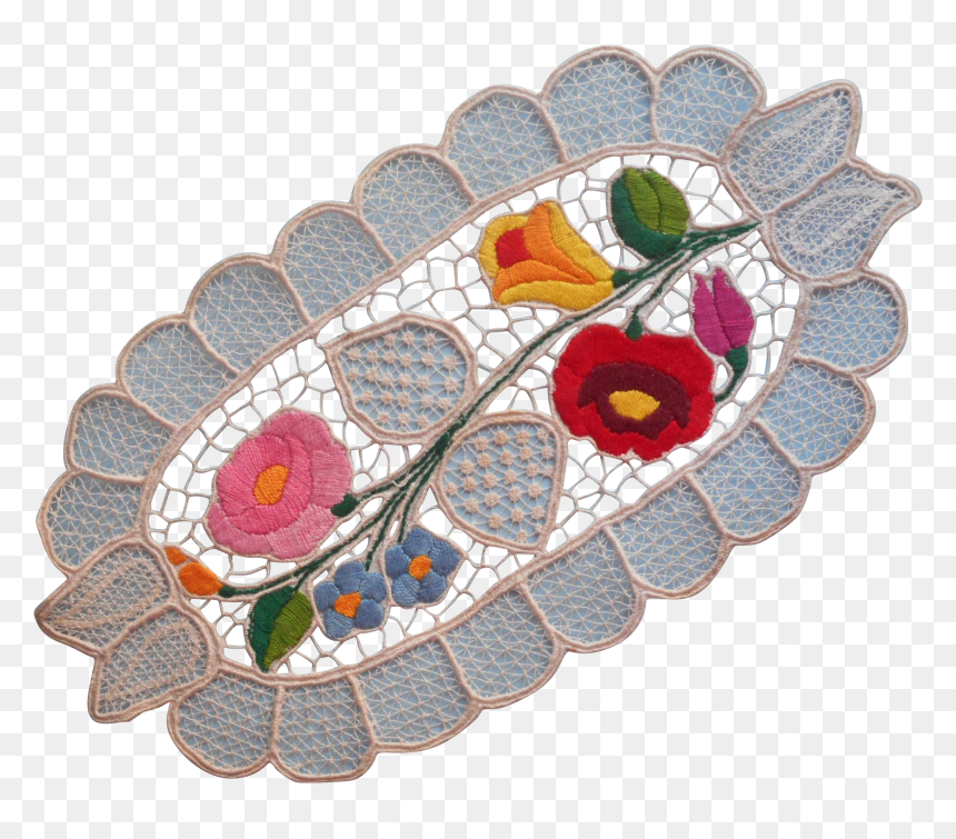 Needlework, HD Png Download - lace doily png