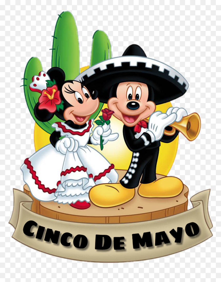 #cincodemayo #disney #mickey #minnie #mickeymouse #minniemouse - Mickey Mouse Cinco De Mayo, HD Png Download - mickey and minnie png