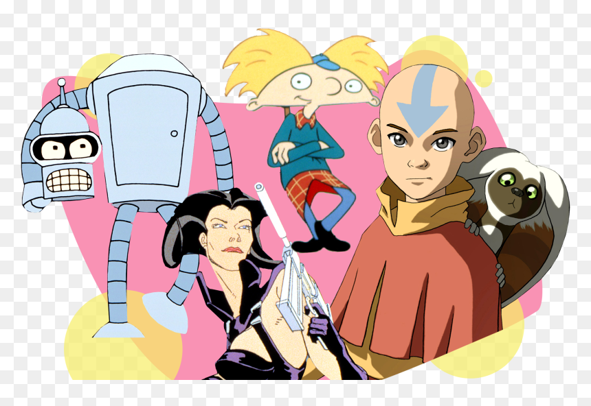 Group Black Teens Playing Together Cartoon Clipart - Avatar The Last Airbender, HD Png Download - teens png