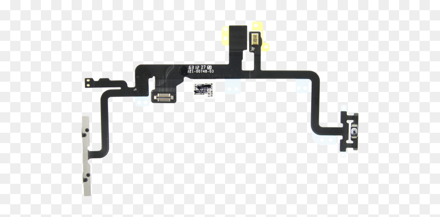 Iphone 7 Plus Power And Volume Buttons Cable - Iphone 7 Plus Power Cable, HD Png Download - volume button png
