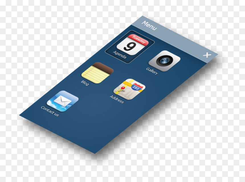 Gadget, HD Png Download - mobile menu icon png