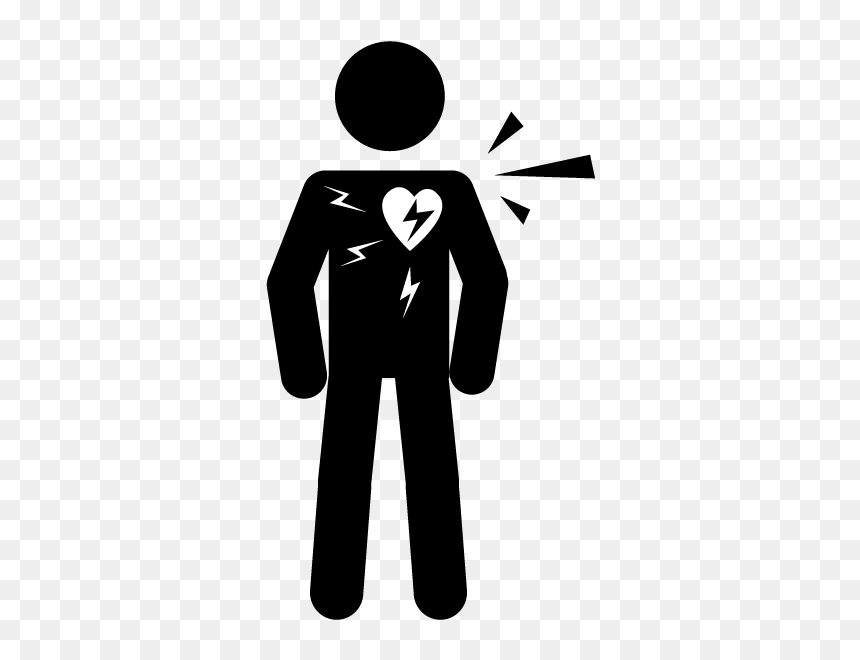 Fettler Health Silent Cardiac - Coronary Artery Disease Icon, HD Png Download - heart attack png