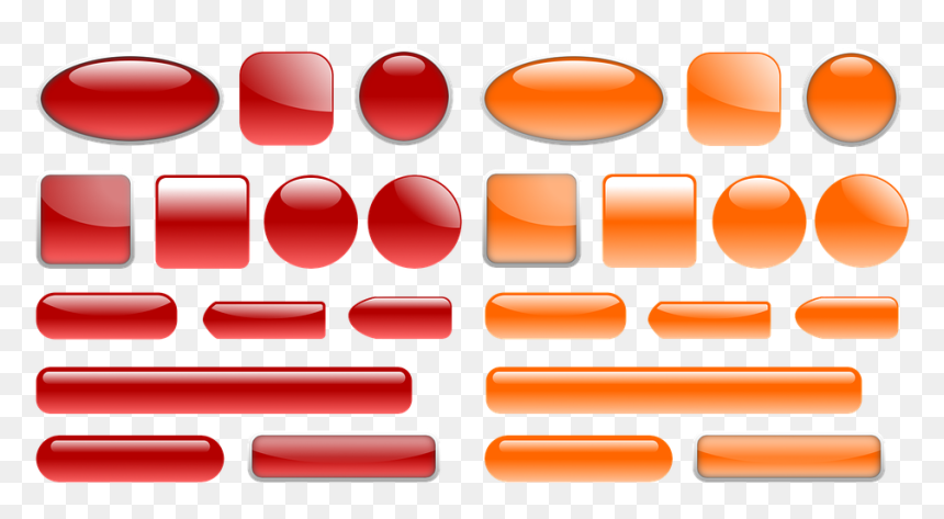 Icon, HD Png Download - orange button png
