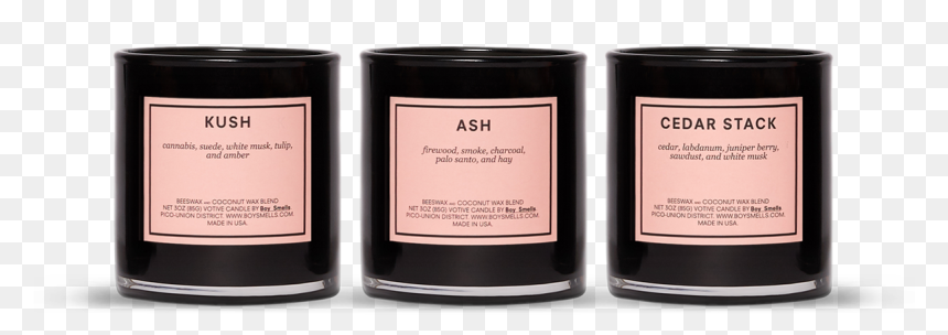 Ash, Gardener And Cedar Stack Votive Set , Png Download - Boy Smells Candle Sets, Transparent Png - smoke stack png