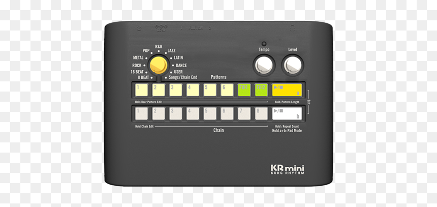Korg Kr Mini Korg Rhythm - Korg Mini Drum, HD Png Download - beat machine png