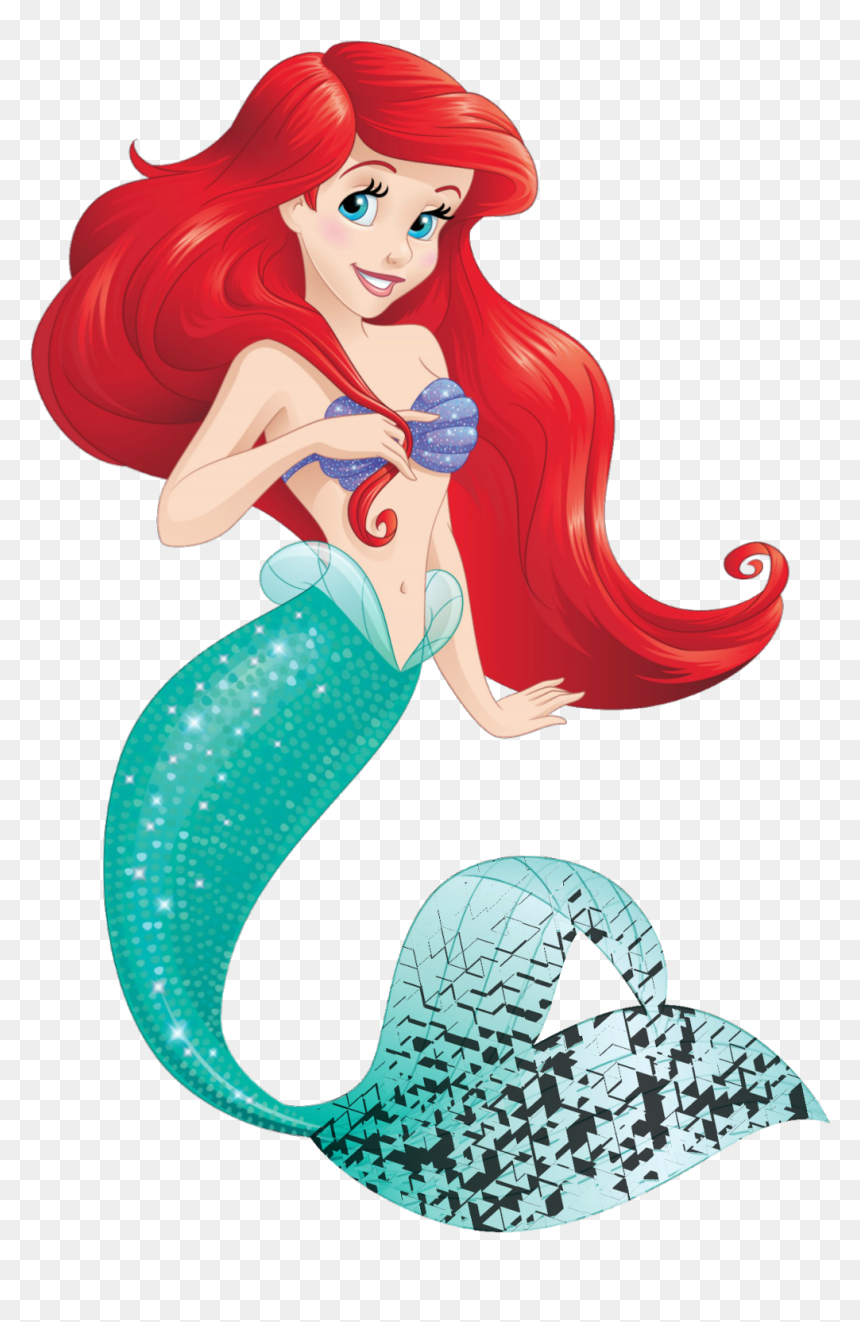 Ariel Disney Princess, HD Png Download - cute mermaid png