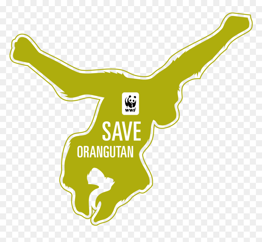 Save Orangutan Logo, HD Png Download - orangutan png