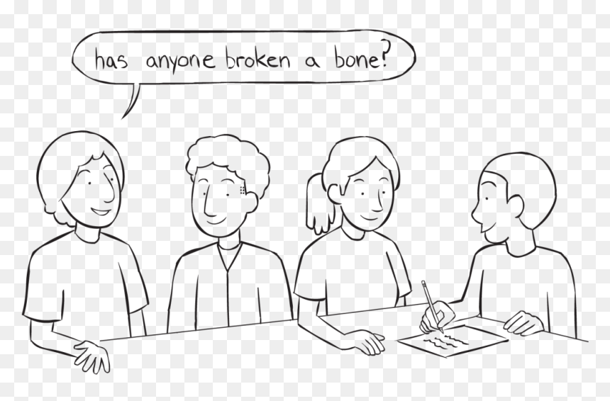 Fun Ice-breaker, Four People Sitting Around A Table, HD Png Download - ice breaker png