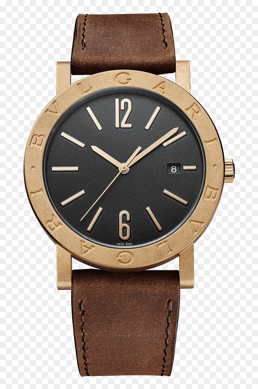 Bvlgari Watch Leather Strap, HD Png Download - bronze png