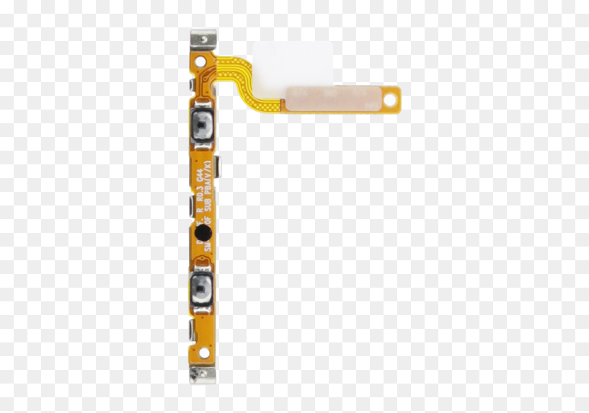 Samsung Galaxy J7 Pro Volume Buttons Flex Cable - Hurdle, HD Png Download - volume button png