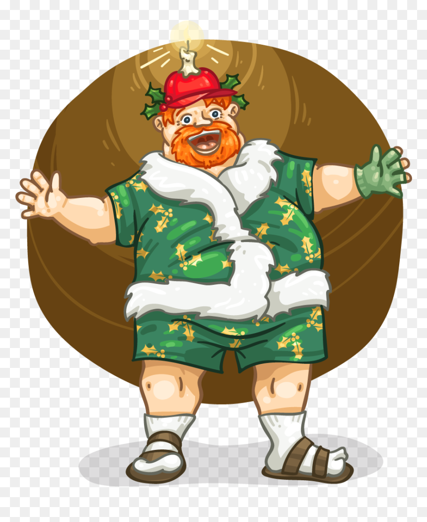 Ghost Of Christmas Present Clipart , Png Download - Animated Ghost Of Christmas Present, Transparent Png - christmas present clipart png
