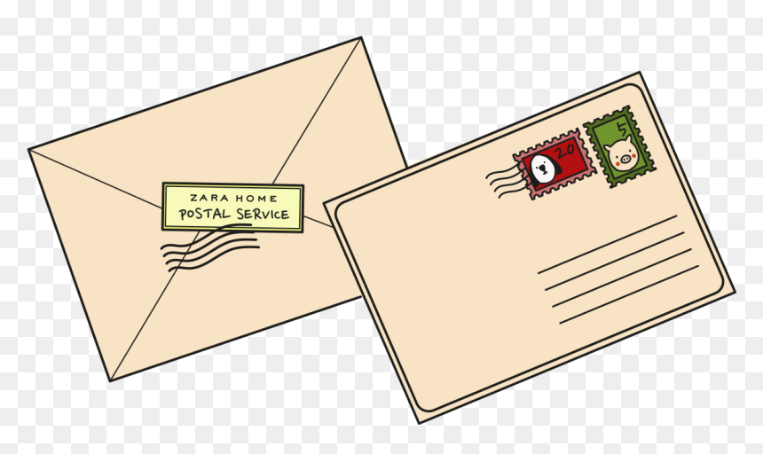 Envelope, HD Png Download - zara png