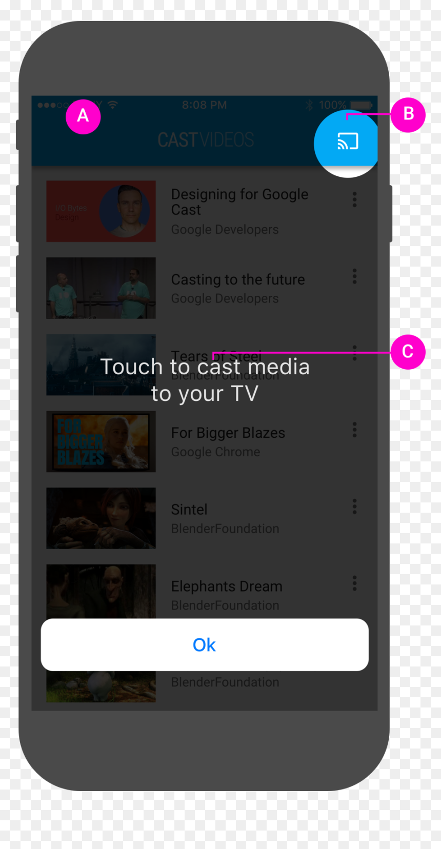 Does The Cast Button Look Like, HD Png Download - mobile menu icon png