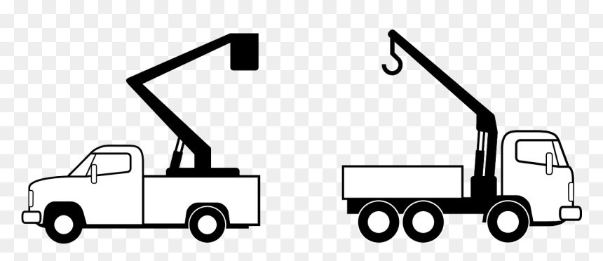 Boom Truck Crane Clipart, HD Png Download - transportation png
