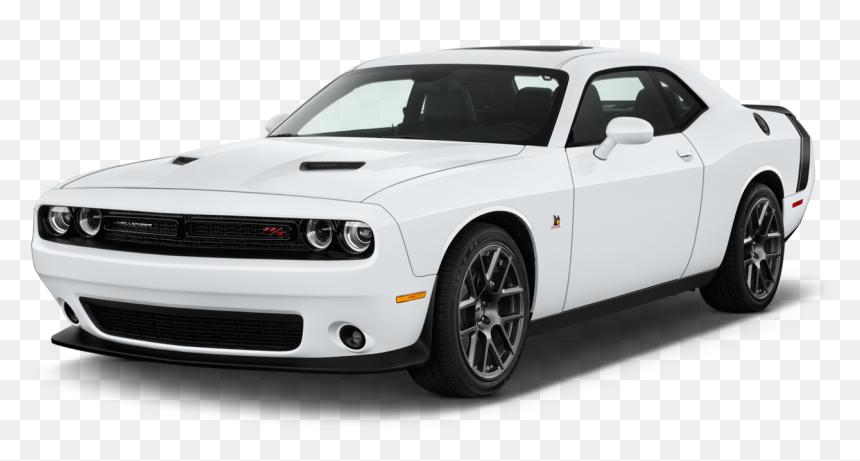 Dodge Challenger Hellcat Png Transparent Image - Dodge Challenger 2018 White, Png Download - hellcat png