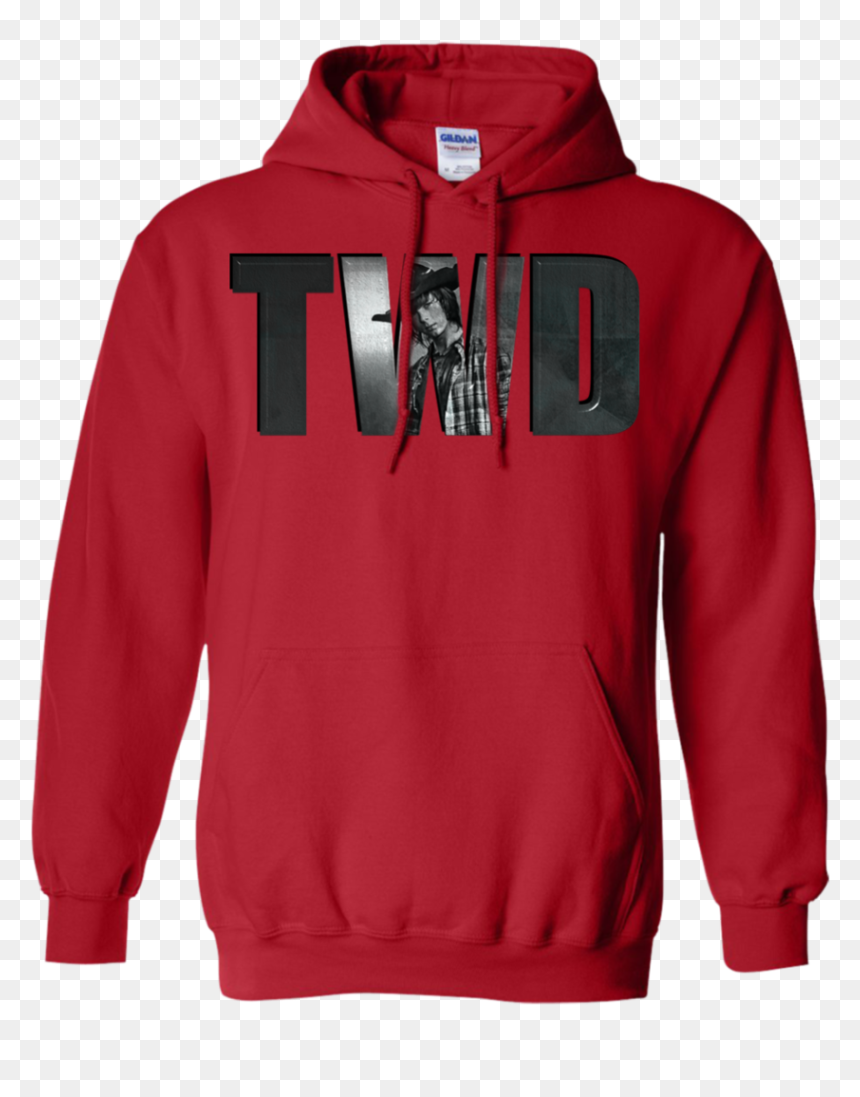 Carl Grimes The Walking Dead - Flame Thrasher Hoodie Red, HD Png Download - carl grimes png