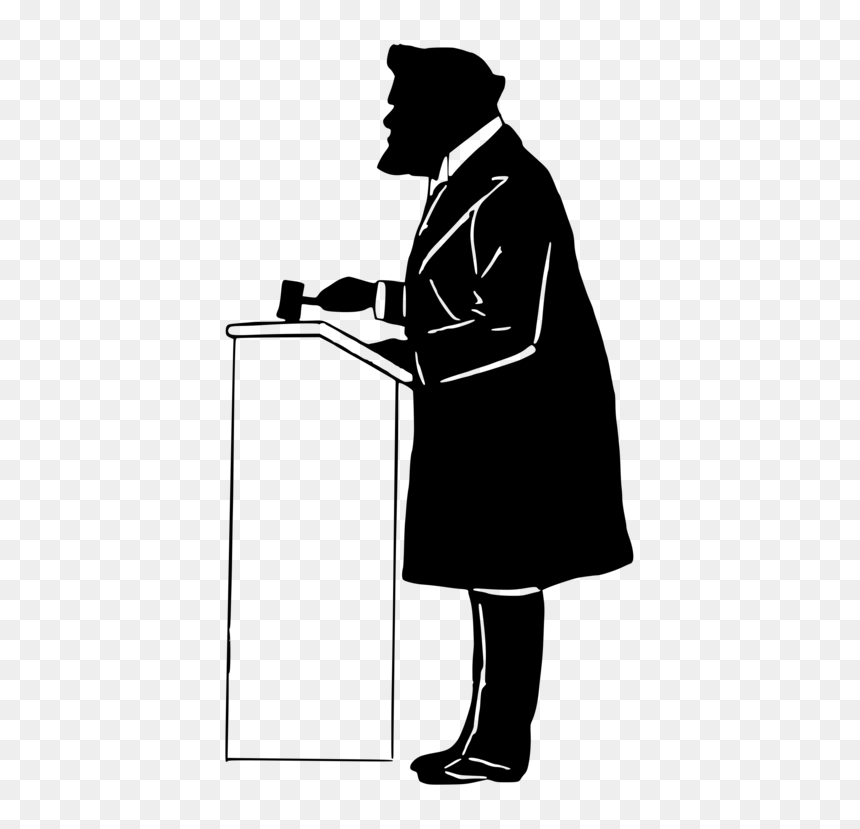 Transparent Gavel Clipart Black And White - Auctioneer Png, Png Download - gavel icon png
