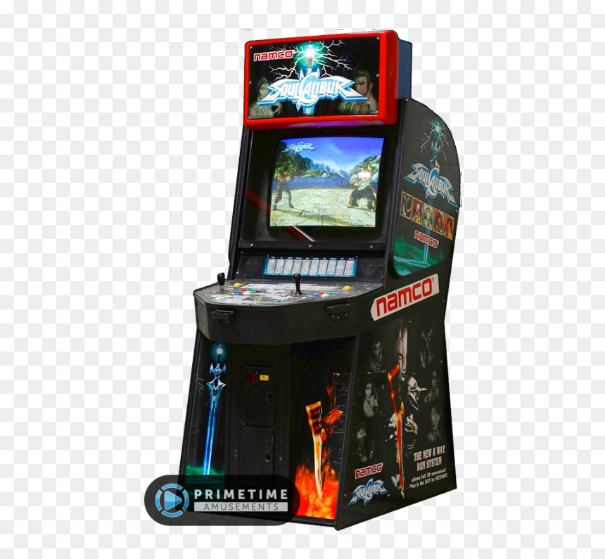 Soul Calibur Dedicated Arcade Cabinet By Namco - Soul Edge Arcade Cabinet, HD Png Download - soul calibur png