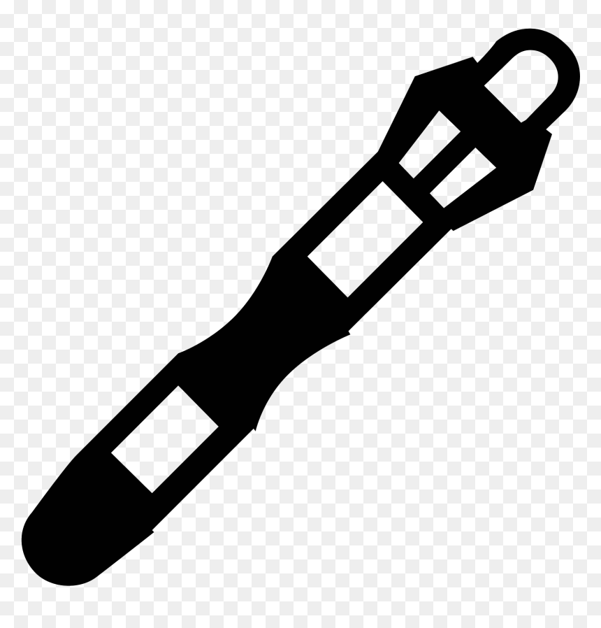 Doctors Clipart Accessory - Sonic Screwdriver Icon, HD Png Download - sonic screwdriver png