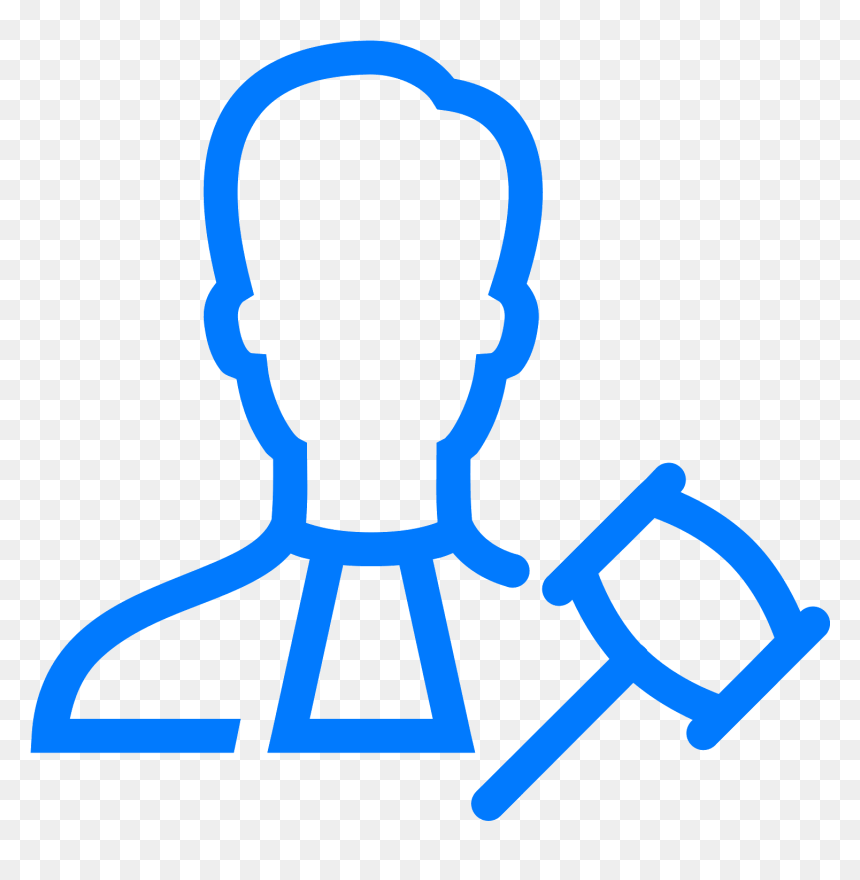 Judge Icon Free Download Png And Clipart , Png Download - Judge Clipart, Transparent Png - gavel icon png