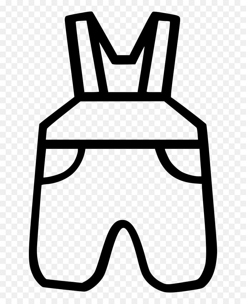 Baby Pants Overalls - Baby Overalls Clip Art, HD Png Download - overalls png