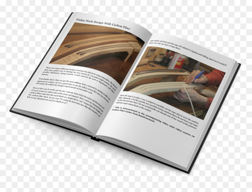 Side Sound Hole Open Book - Brochure, HD Png Download - blank open book png
