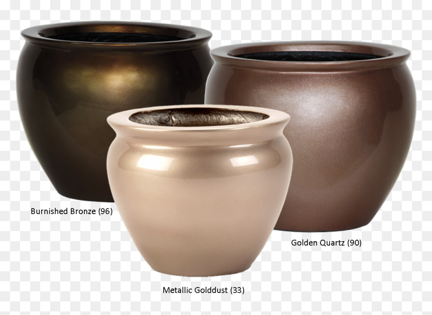 Fishbowl Fiberglass Planters In 3 Optional Colors For - Fiberglass Fish Bowl Planters, HD Png Download - planters png