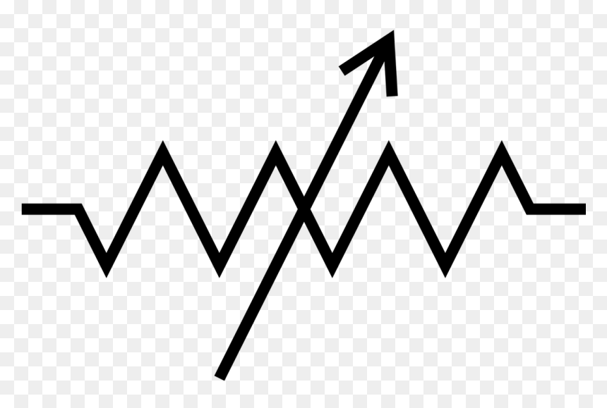 Electricity Clipart Electronics Circuit - Electronic Symbol For Resistor, HD Png Download - ohm symbol png