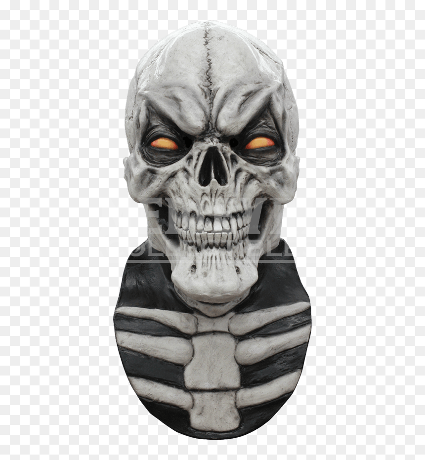 Grinning White Skull Mask , Png Download - Страшные Маски, Transparent Png - skull mask png