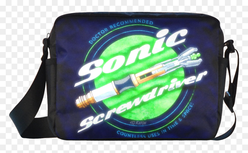 Dr Who Sonic Screwdriver Print Waterproof Crossbody - Messenger Bag, HD Png Download - sonic screwdriver png