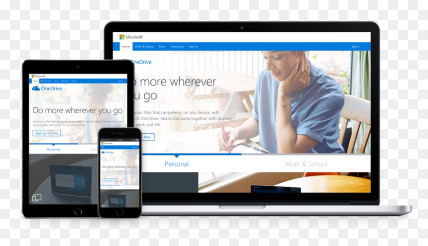 Onedriveshowcase1 - Smartphone, HD Png Download - onedrive png