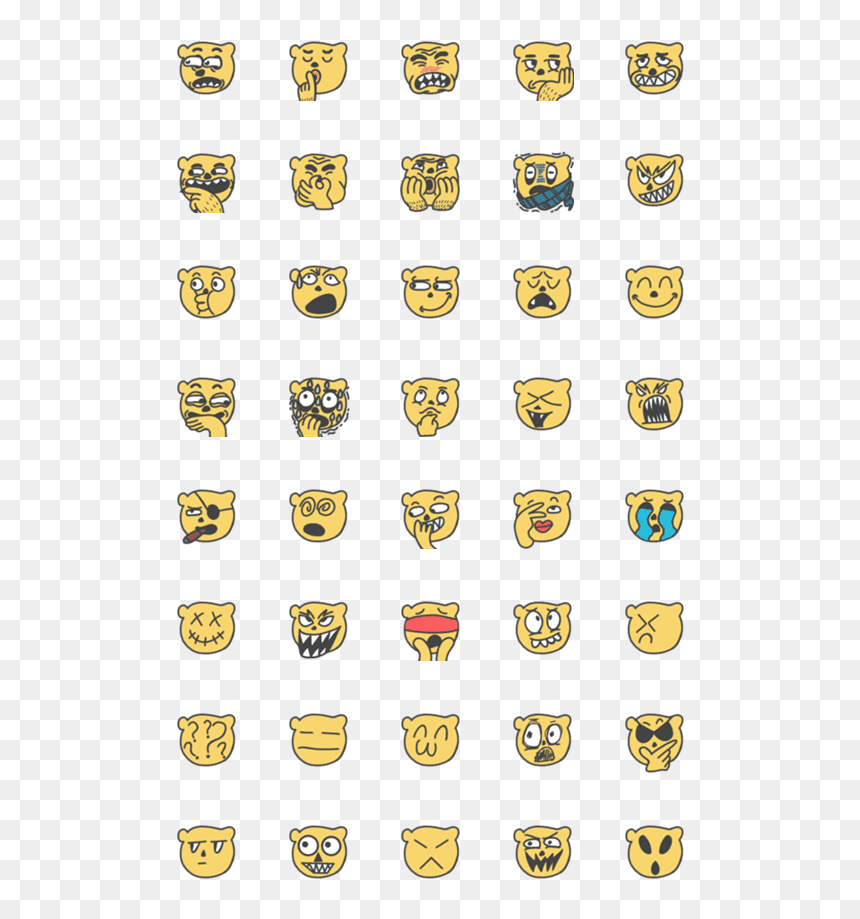 Ui Icon Pixel Art, HD Png Download - crazy emoji png
