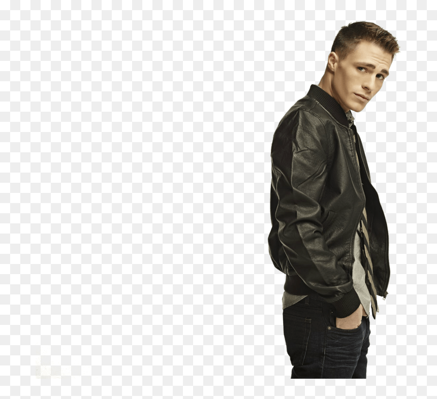 Colton Haynes Png By Maryismyname - Colton Haynes Leather Jacket, Transparent Png - colton haynes png