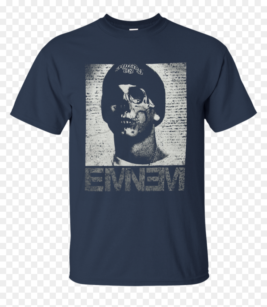 Eminem Skull Face Shirt Men - Campagnolo T Shirt Uk, HD Png Download - eminem face png