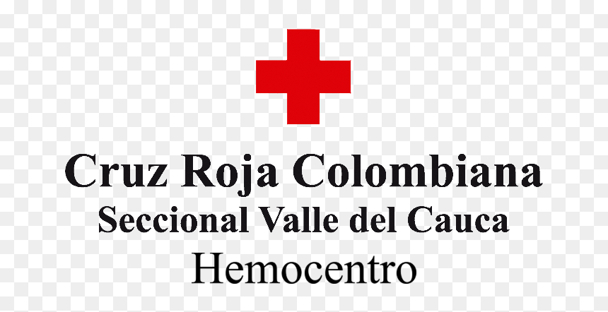 Cruz Roja Banco De Sangre Valle Del Cauca - Cruz Roja Colombiana, HD Png Download - cruz roja png