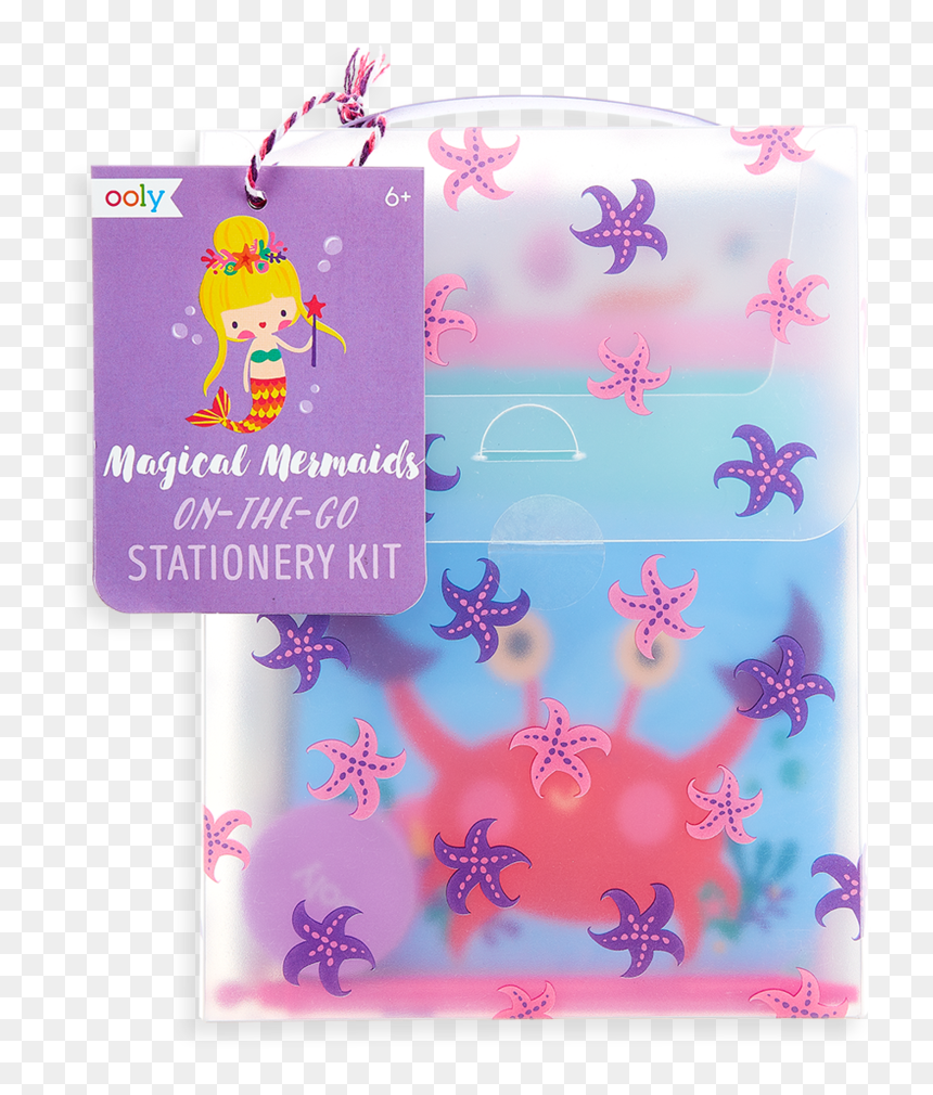 Ooly Magical Mermaid Stationery, HD Png Download - cute mermaid png
