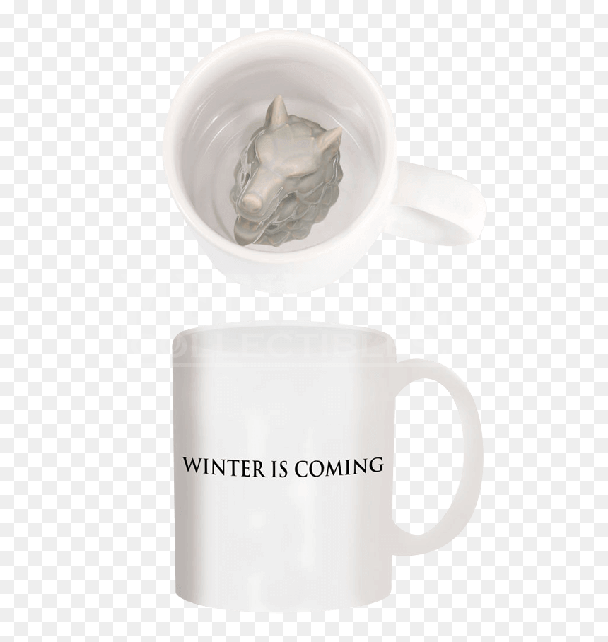 Stark Direwolf Drinking Mug - Cup, HD Png Download - stark sigil png
