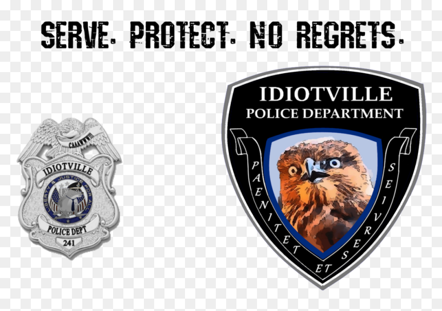 Idiotville Police Department, HD Png Download - police shield png